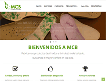 Tablet Screenshot of mcbfoot.com